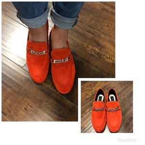 Rag & Bone Cooper Suede Red Loafer Shoes Sz 5-11